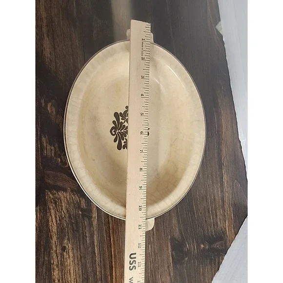 Pfaltzgraff Village Oval Baker Baking Dish 6-11 Vintage Old Castle Mark - Picture 7 of 11